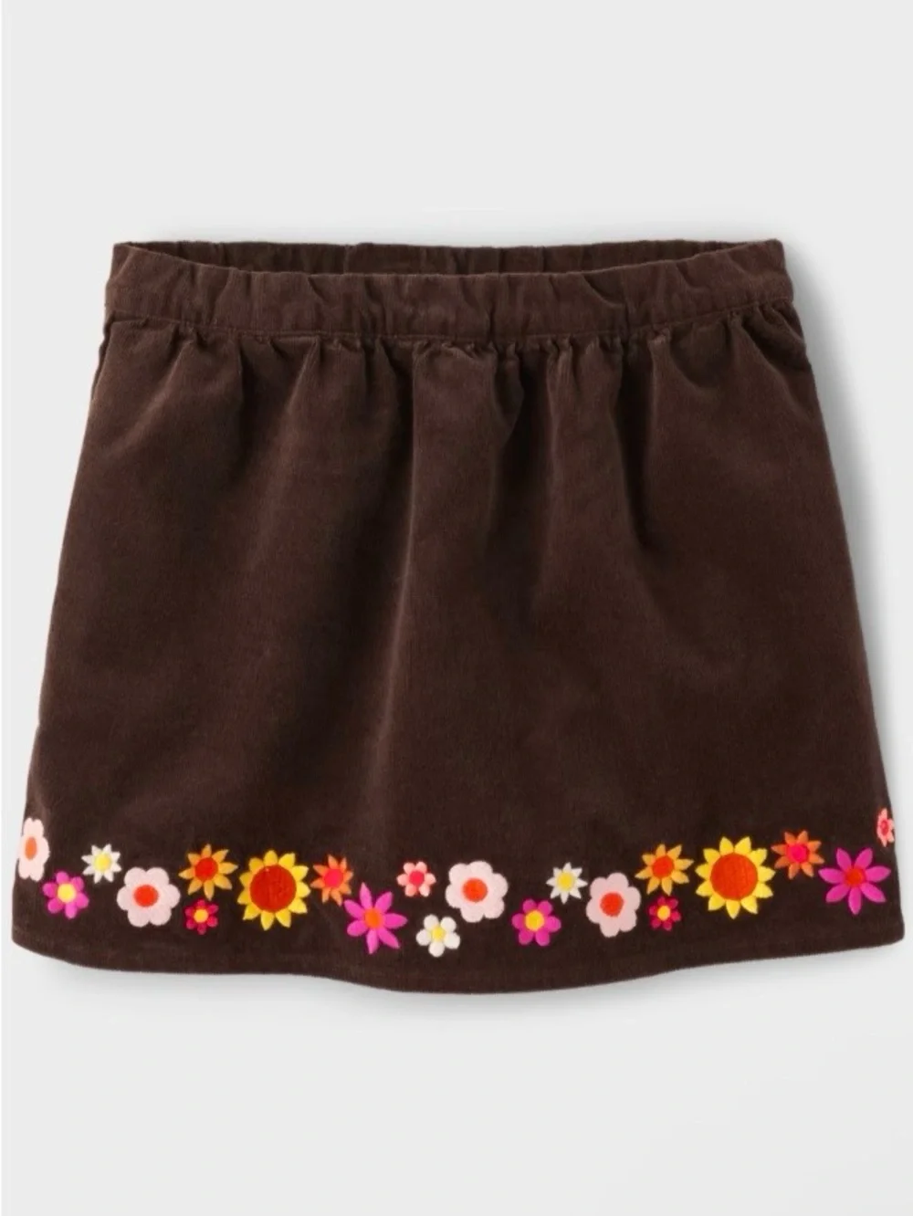 Gymboree Girls ‘Happy Harvest’ 3-piece Ivory & Brown Squirrel Skort Set Size 5T